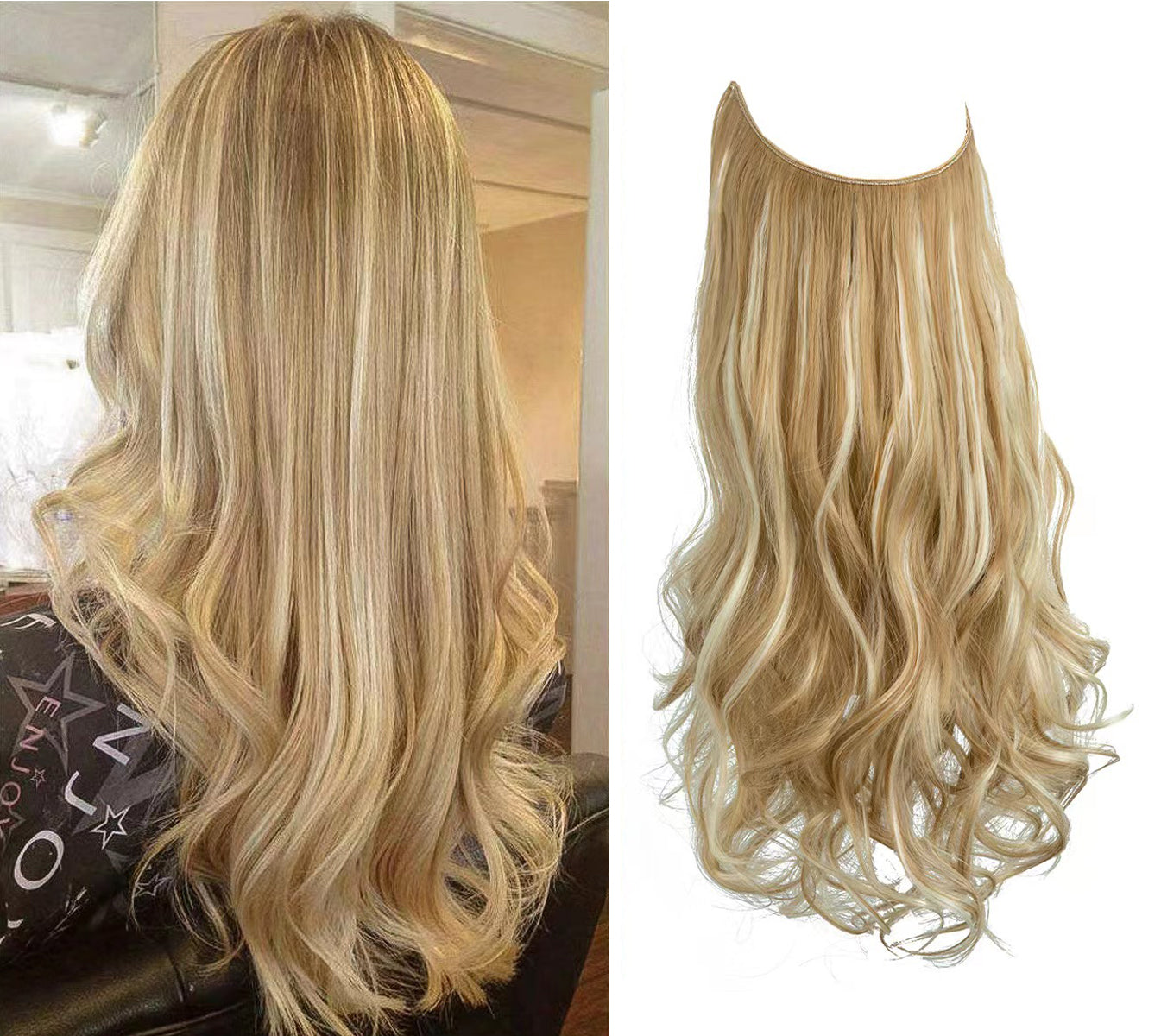 Halo hair 2024 extensions golden blonde