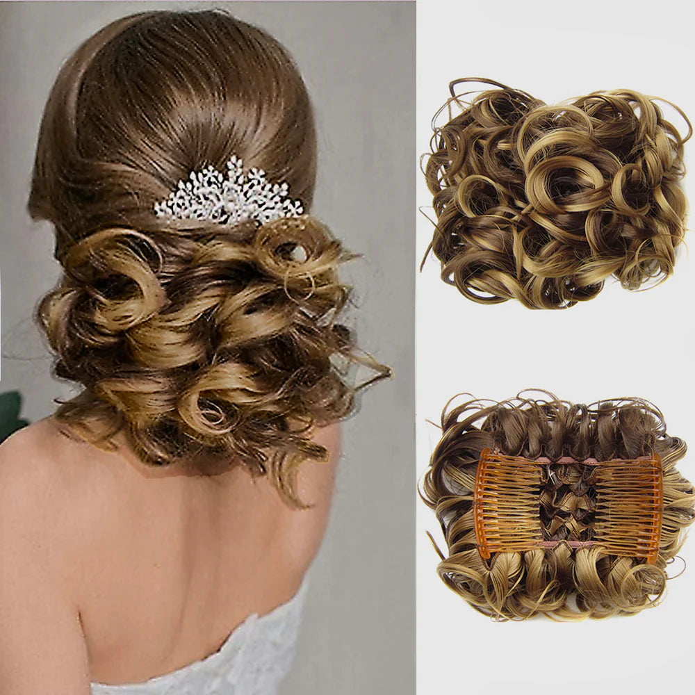 Instant Volume™ Elegant Clip In Wedding Bun