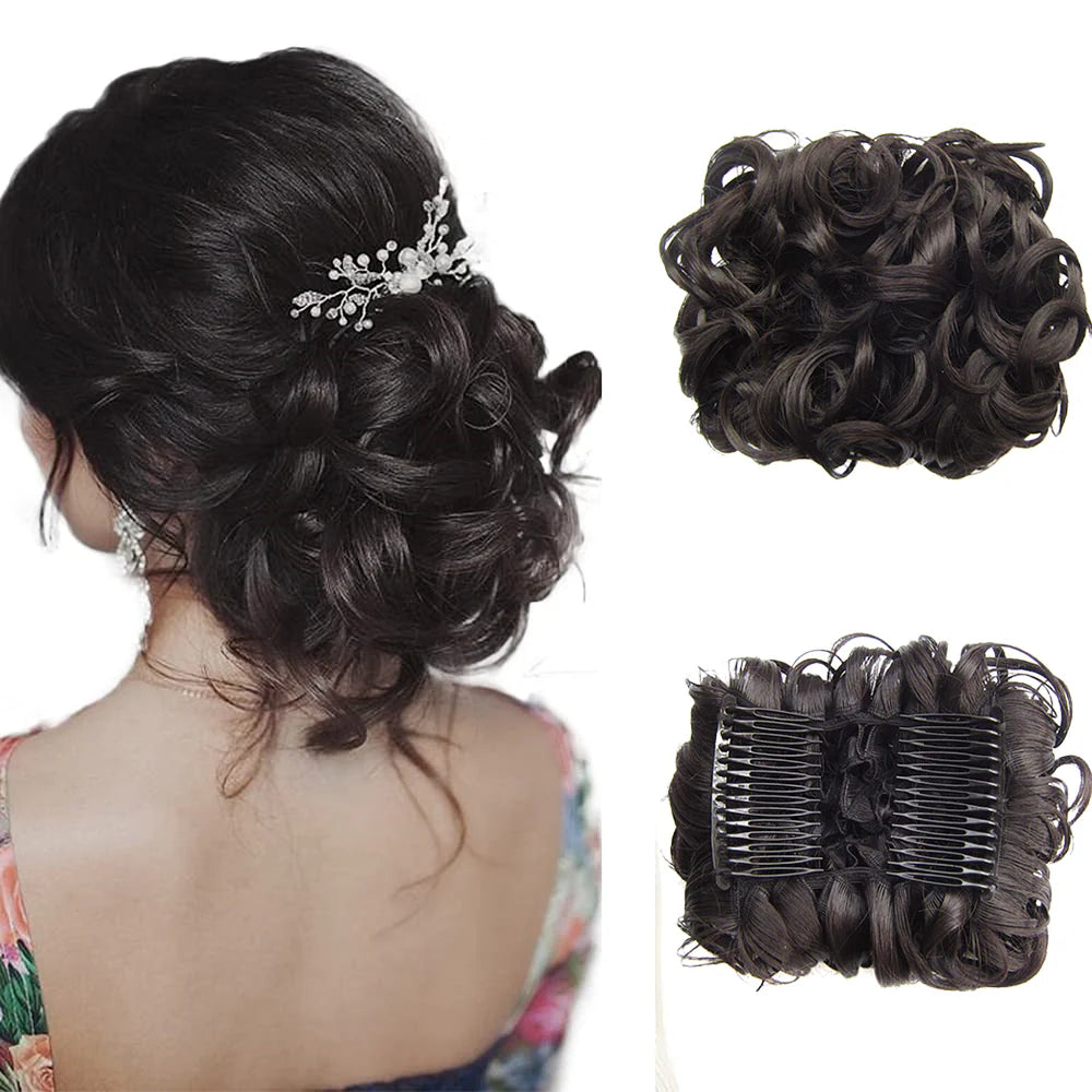 Instant Volume™ Elegant Clip In Wedding Bun