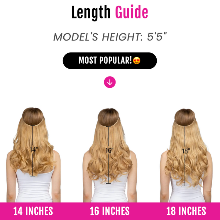 Halo hair hotsell extensions length guide