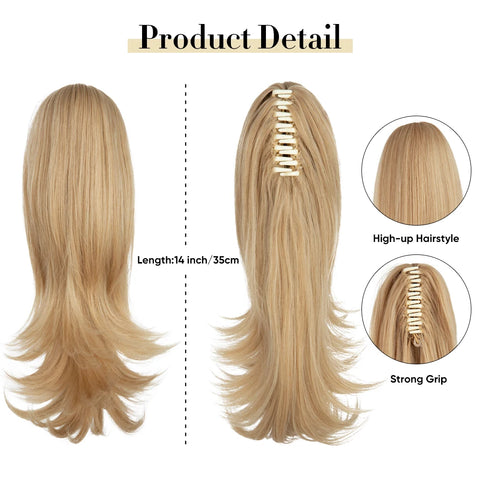 Instant Volume™ Claw Clip Wave Ponytail 14