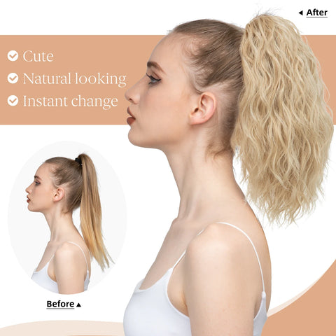 Instant Volume™ Curly Claw Clip Ponytail 13