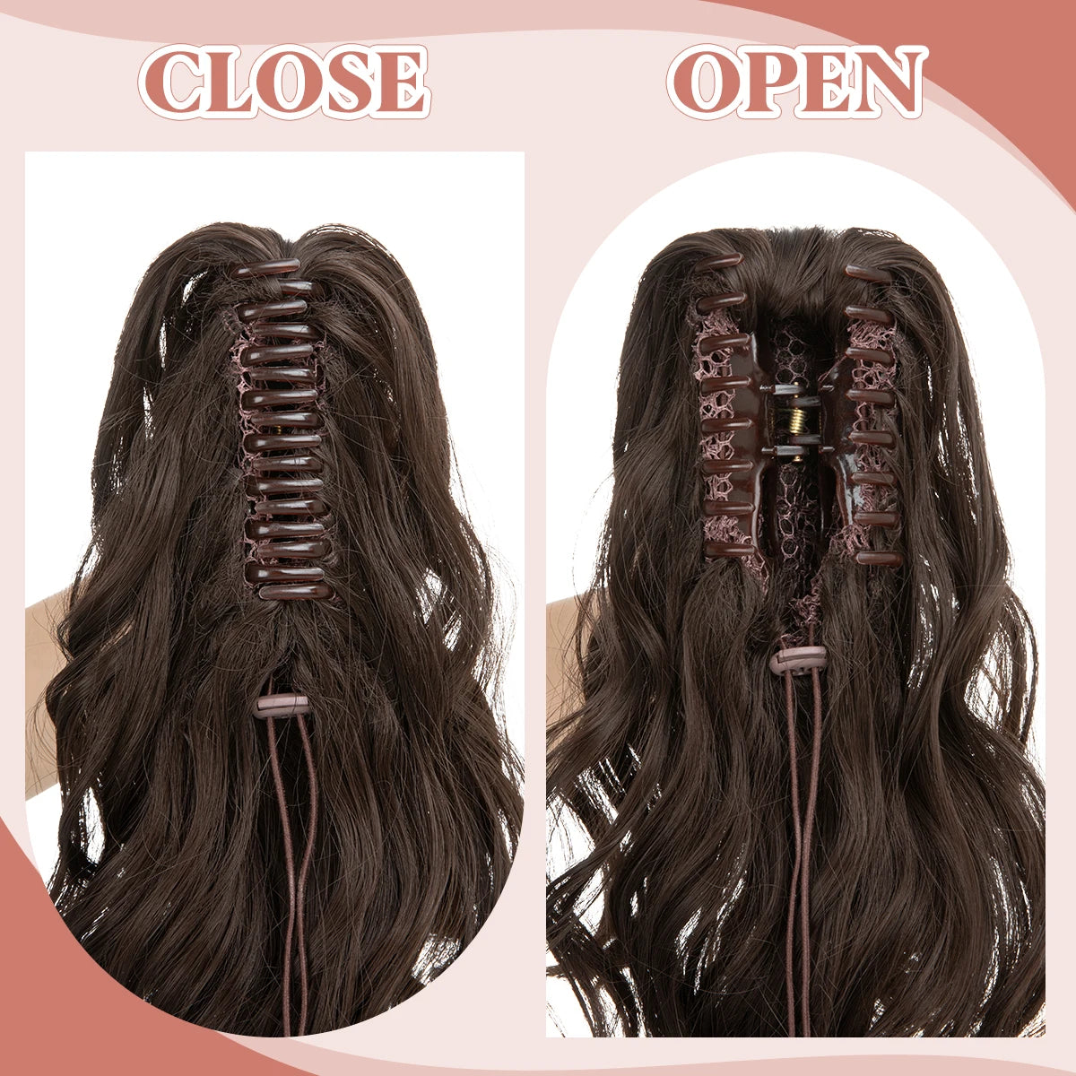 Instant Volume™ Wavy Claw Clip Ponytail 14