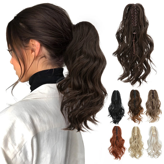 Instant Volume™ Wavy Claw Clip Ponytail 14"