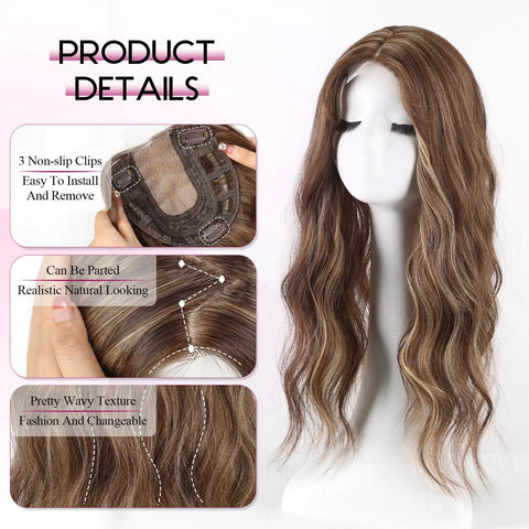 Instant Volume™ Clip In Crown Topper 20