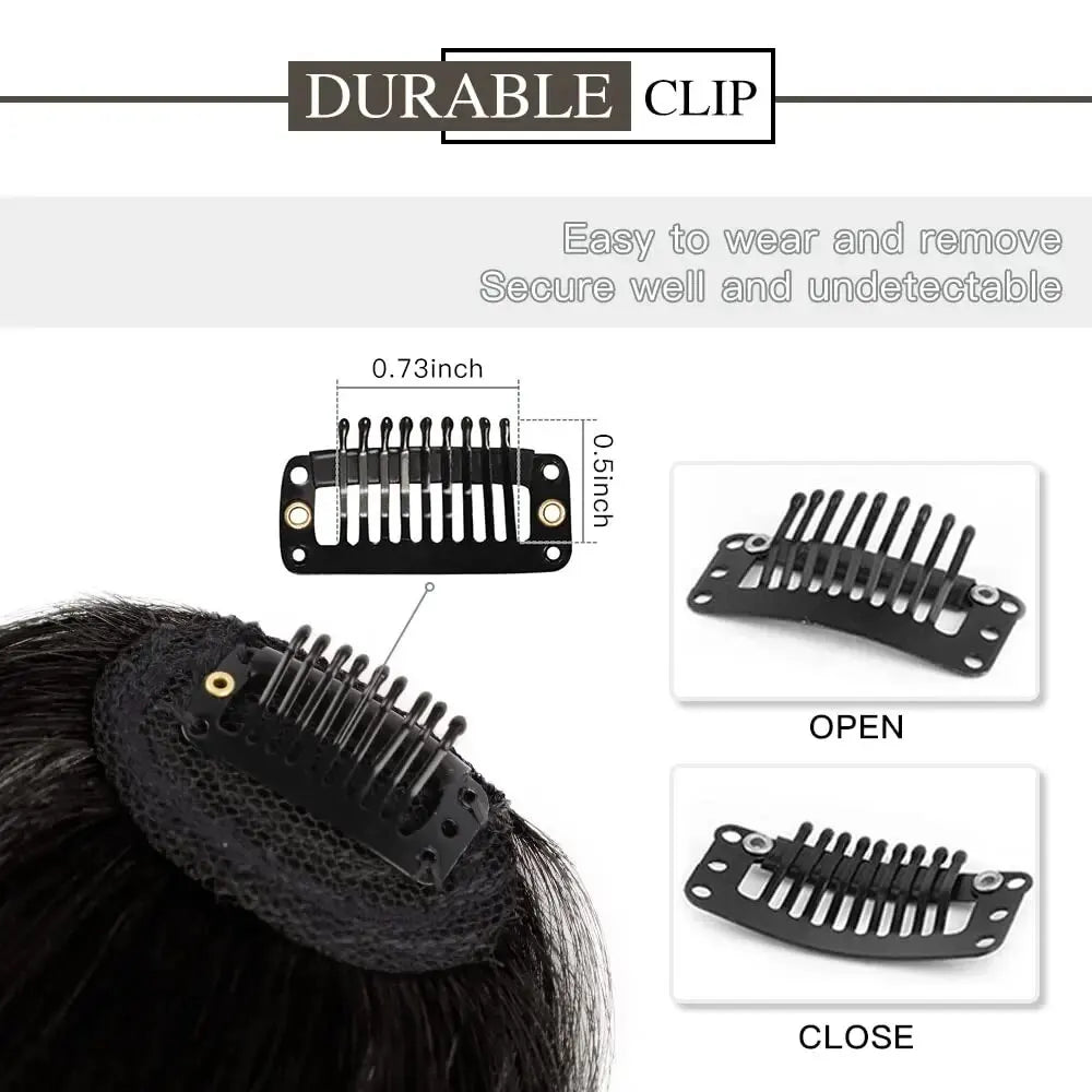 Instant Volume™ Clip In Bangs 6