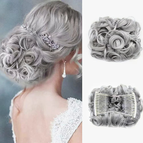 Instant Volume™ Elegant Clip In Wedding Bun